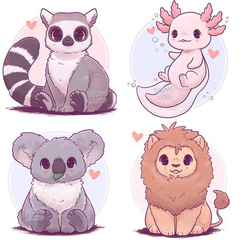 Naomi Lord On Instagram 🌸 A Few Of My Most Recent Kawaii Animals 🌸