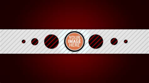 Free Red And White Youtube Banner Template 5ergiveaways