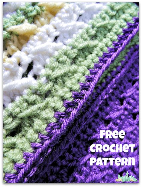 Crochet How To: Enlarging Patterns - Free Kids Afghan Pattern - Baby to ...