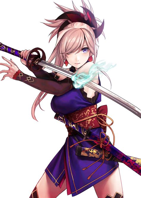 Saber Miyamoto Musashi Fategrand Order Image By Redapple999