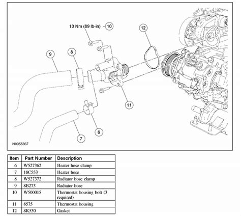 1999 Ford Taurus Radiator Hose Diagram Wiring Diagram Database