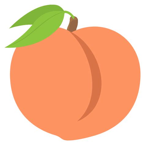 Peach Clipart Transparent Background Peaches Png Emoji Peach Emoji My