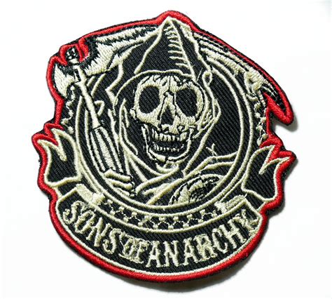 Sons Of Anarchy 3 Embroidered Patch Nuclear Waste