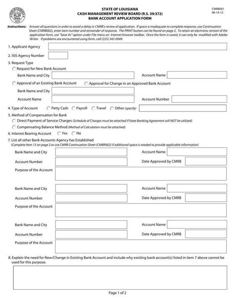Write in a professional manner. 9+ Account Application Form Templates - Free PDF Format Download | Free & Premium Templates
