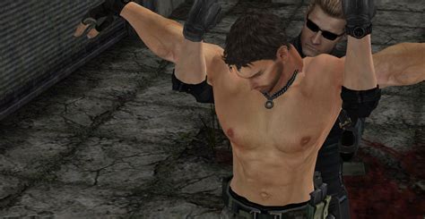 Chris Redfield Captured By Wesker Hot Dudes Resident Evil Sexy Men