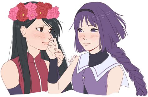 Sarada And Sumire Sumire Kakei Fan Art Fanpop