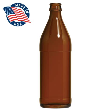 16 9 Oz 500 Ml Euro Amber Glass Beer Bottle Pry Off In Cases 360 Containers