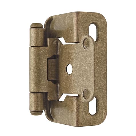 Amerock 2 Pack 12 In Overlay 110 Degree Opening Burnished Brass Self