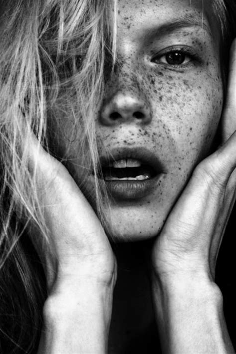 Women With Freckles Freckles Girl Beautiful Freckles Beautiful Long Hair Black And White