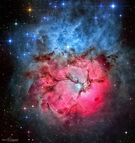 M20trifid Nebula Telescope Live