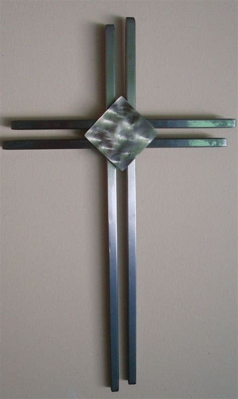 Welded Art Example Metal Cross Metal Art Wall Crosses