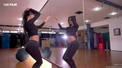 Sexy Latina Dancing In Mirror Front YouTube