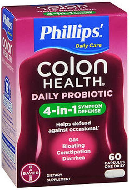 Phillips Colon Health Daily Probiotic Capsules 60 Ct The Online
