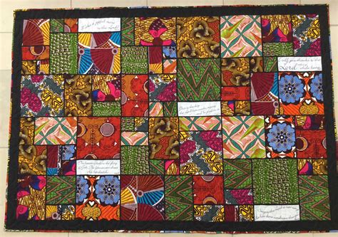 Fabadashery Longarm Quilting African Quilt Made By Catherine Quilted