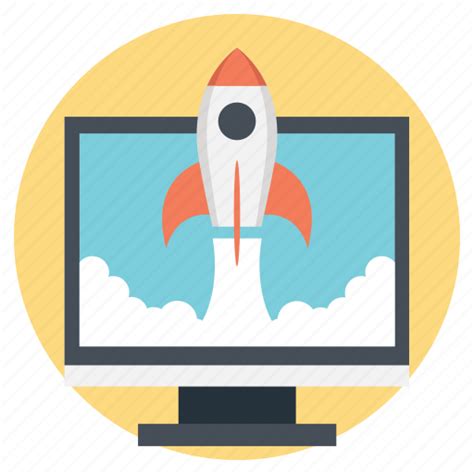 Game launch, military games, rocket launch, spaceship, video game spaceship icon