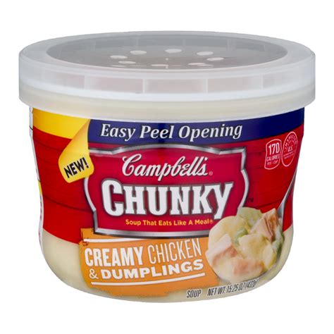 Campbells Chunky Soup Bowl Chicken And Dumplings 152oz Bwl Garden Grocer