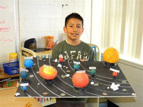 Fourth Graders Model Solar System Photo Gallery