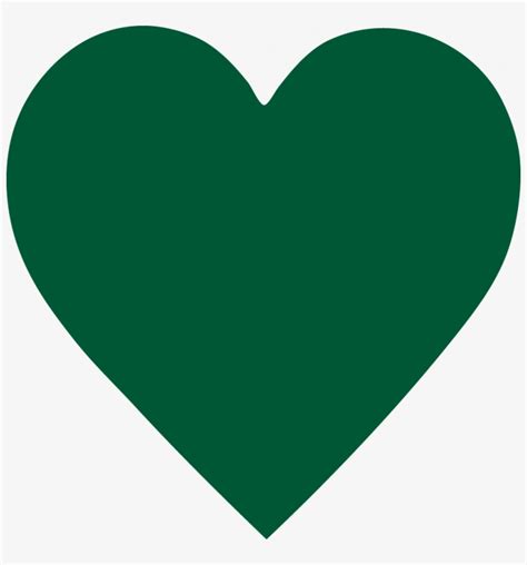 Dark Green Heart Shape Transparent Png 800x800 Free Download On Nicepng
