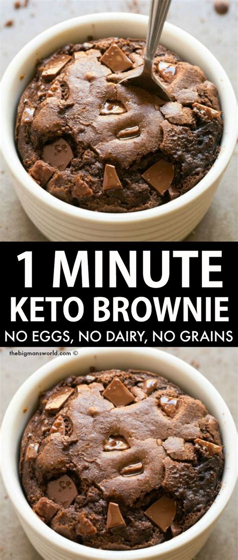 This list will keep your sweet tooth happy, and your gut even happier. 1 Minute Keto Low Carb Mug Brownies (No eggs!)- The Big ...