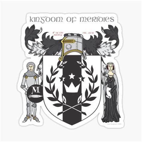 Kingdom Of Meridies Sticker By Greyhand Redbubble