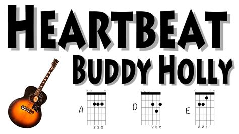 Heartbeat Buddy Holly Guitar Chords Chords Chordify