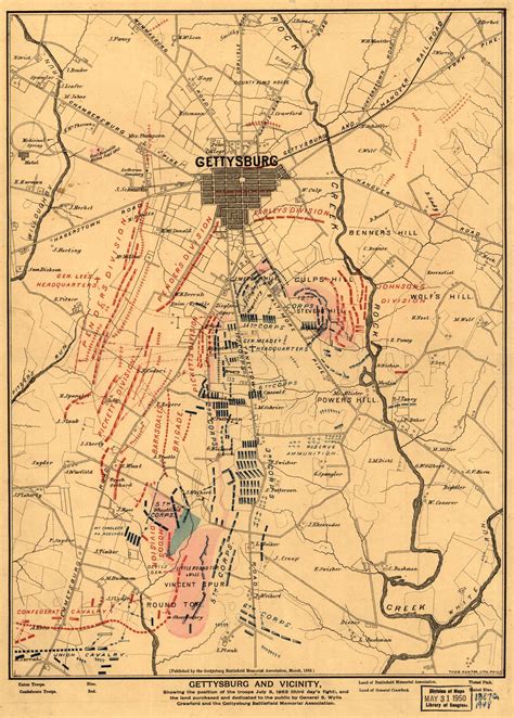 Pin By Mal Downie On Gettysburg Gettysburg Map Battle Of Gettysburg