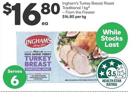 Ingham S Turkey Breast Roast Tradicional From The Freezer Offer At