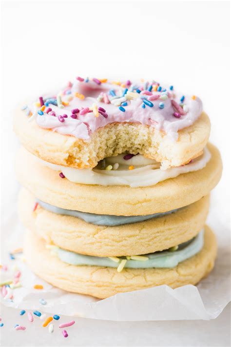 Soft Sugar Cookies With Cream Cheese Frosting Recipe Buttery Sugar
