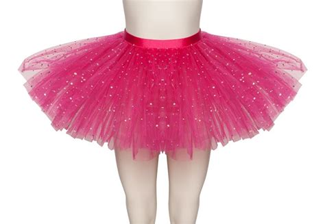 Peony Fuschia Sparkly Sequin Premium Tutu Skirt Dance Ballet Girls And