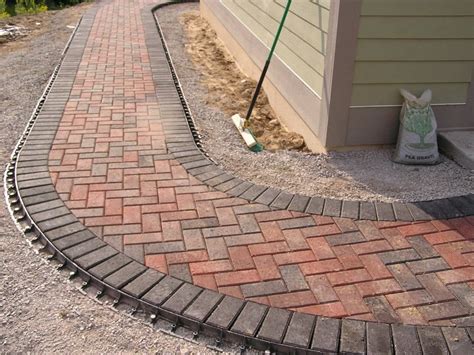 Running bond large grey square brick patio. Pin by Land Escapes, LLC on Outdoor Living Spaces ...
