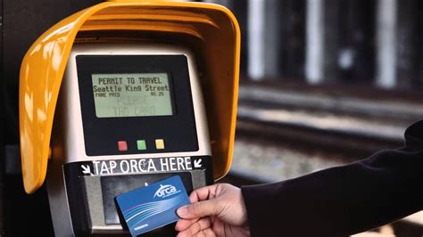These can have higher fares depending on the trip. How to tap your ORCA card - YouTube