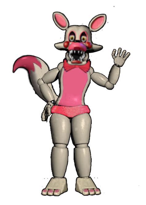 A Cartoon Character In Pink And Grey Clothes
