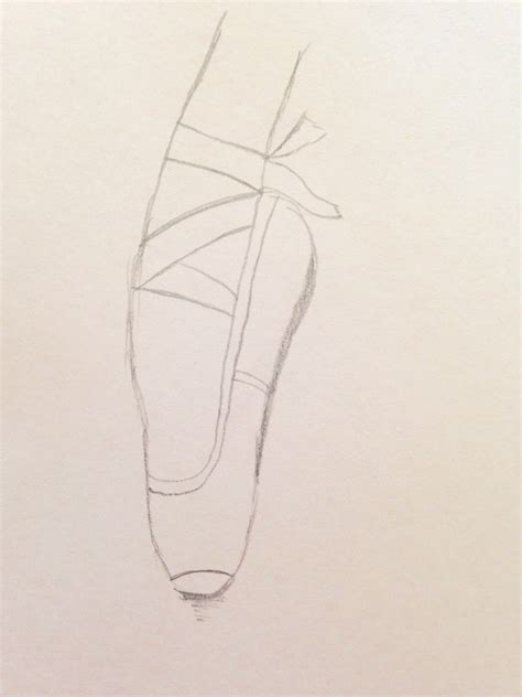 Pointe Shoe Sketch At Explore Collection Of Pointe