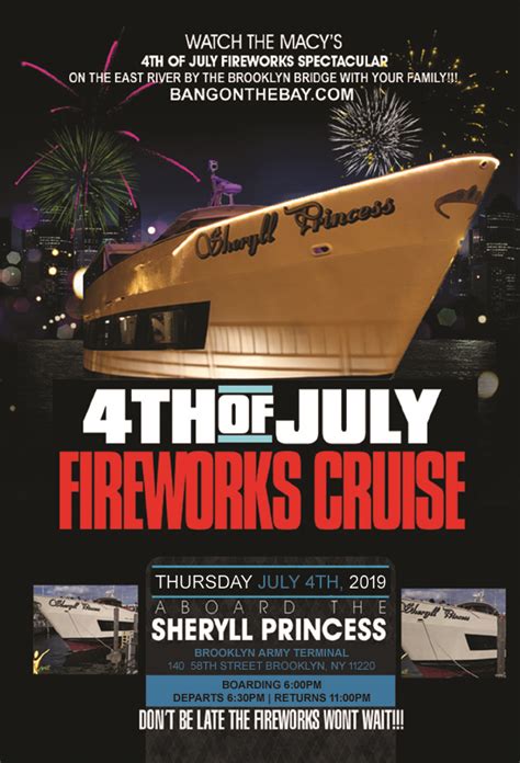 Tickets For Macys 4th Of July Fireworks Cruise In Brooklyn From Showclix