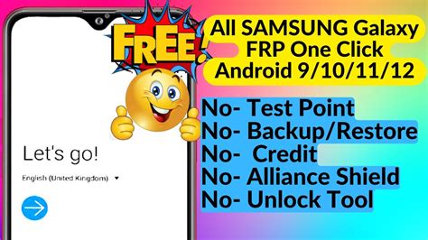 All SAMSUNG FRP One Click Free SamFw FRP Tool Remove Samsung FRP One Click Remove FRP One Click