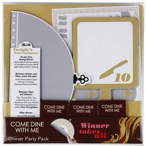Know any couples who love to host a dinner party? Come Dine With Me dinner party pack - Cosy Home Blog