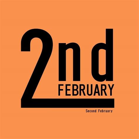 2nd February