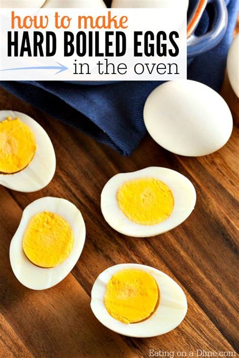The whole process can be quite frustrating and in the end you are left with quite a mess, especially when you'll. How to Make hard boiled eggs in the oven - Easy Baked Hard ...