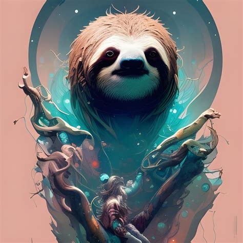 Sloth Album Cover Ai Generated Artwork Nightcafe Creator