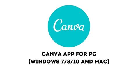 Download Canva App For Pc Windows 7810 And Mac 2021