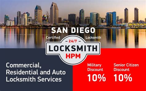 Locksmith san diego is a directory of certified mobile locksmith contractors. Emergency 24/7 San Diego Locksmith Service I HPM Locksmith
