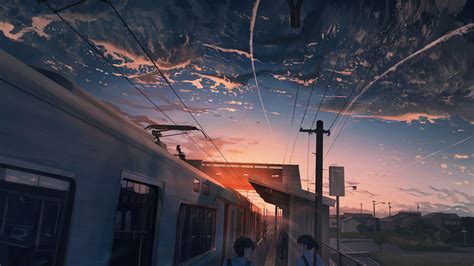 Anime Train Wallpaper