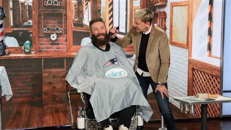 Extended Ellen Shaves Off Super Bowl Mvp Julian Edelmans