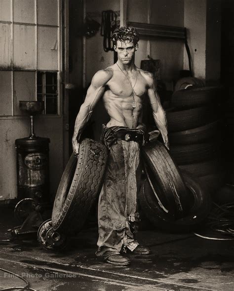 Vintage Herb Ritts Semi Nude Male Fred With Tires Quadtone Photo Art X Ebay