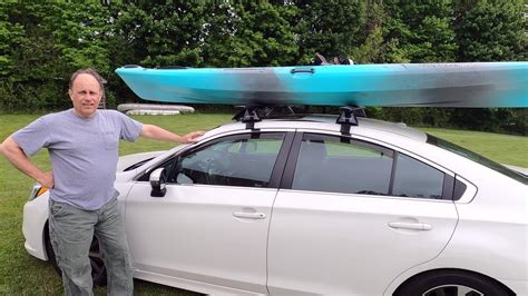 How To Load A Kayak On A Car Youtube