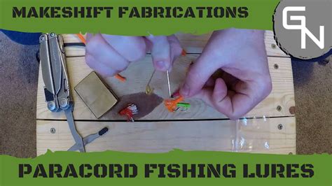 How To Make Simple Paracord Fishing Lures Youtube