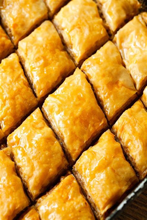 Honey Baklava Recipe Middle Eastern Desserts Honey Baklava Greek