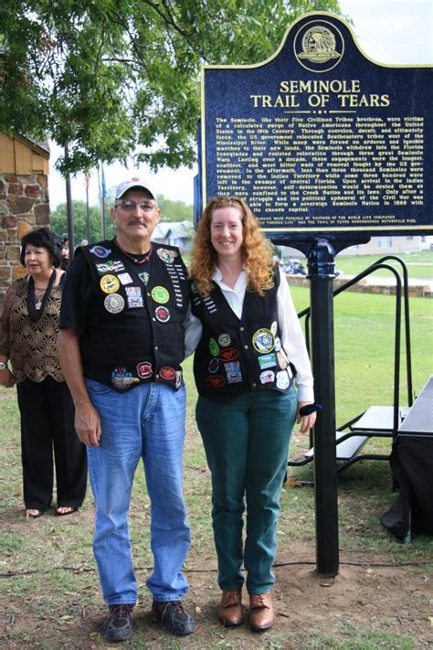 Angie And I At The End Of The Trail Of Tears Ride In Wewoka Ok