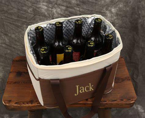 Personalized Groomsmen T Beer Cooler Bag Black Cooler Etsy