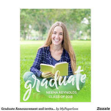 I appreciate your support and will be putting the money towards a car that i can use once i have secured a position. Graduate Announcement and invitation Postcard | Zazzle.com | Graduation thank you cards ...